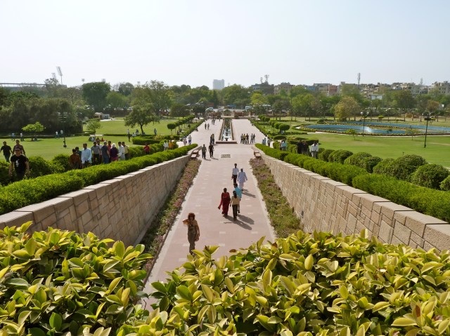 Mahatma Gandi's Memorial Raj Ghat.