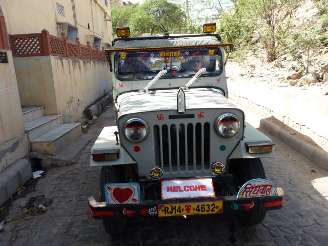 The preferred method of descent via a 4WD.