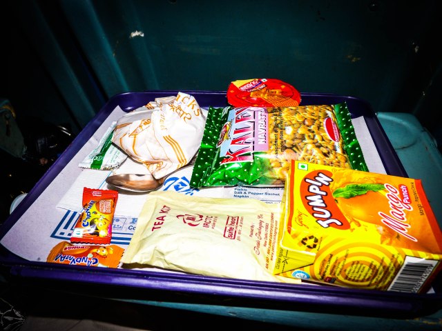 Onboard catering was ...erm... interesting. Onboard catering was...erm...interesting.