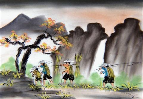 Vietnam_Art_Silk_Painting