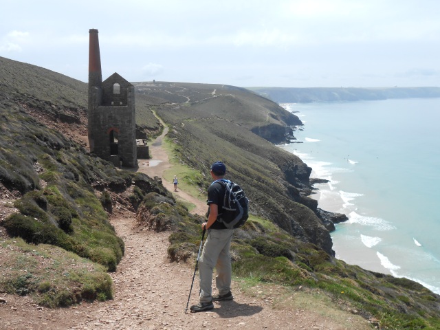 Remnants of Cornwall's industrial past with disused Tin Mines along the way