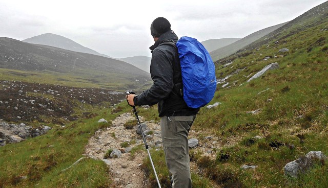 First glimpse of Gleann Easan Biorach