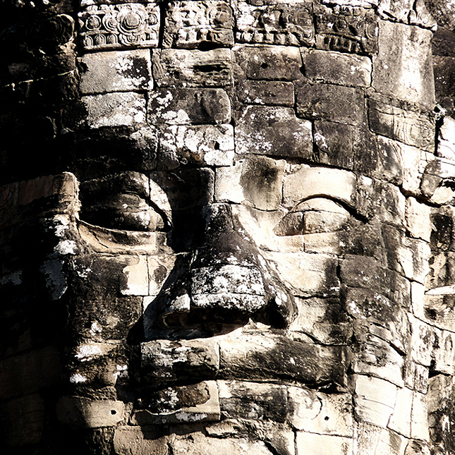 The famous faces of Angkor Thom