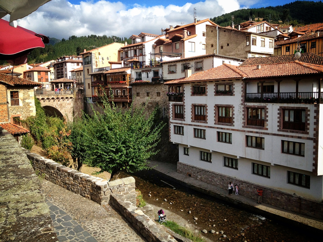 The mountain town of Potes