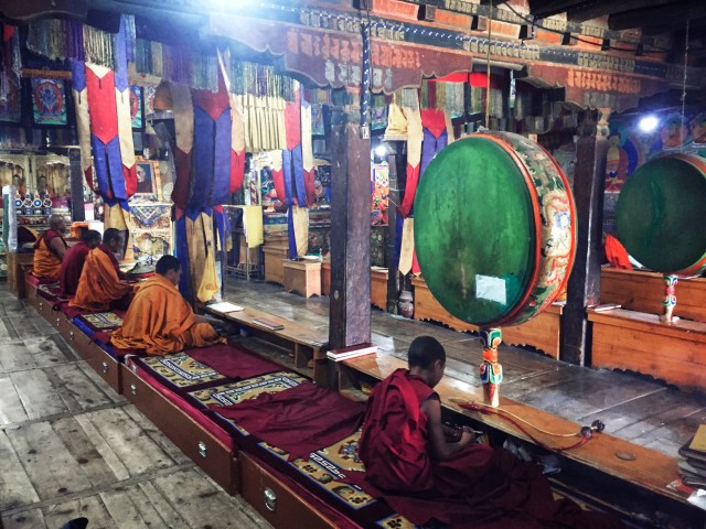 Thiskey Monastery interior