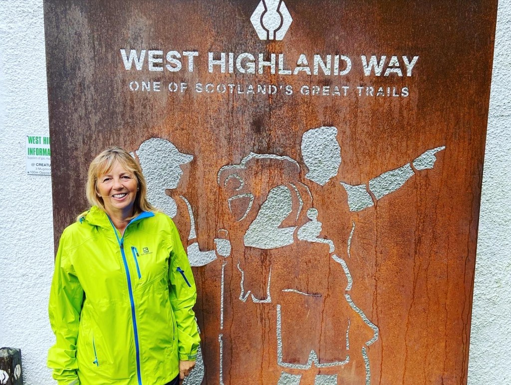 The Start in Milngavie of The West Highland Way