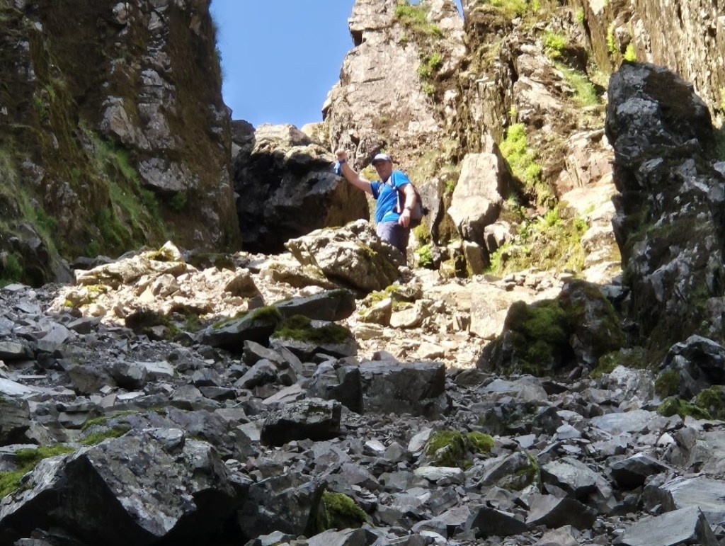 The Chockstone in Lord's Rake